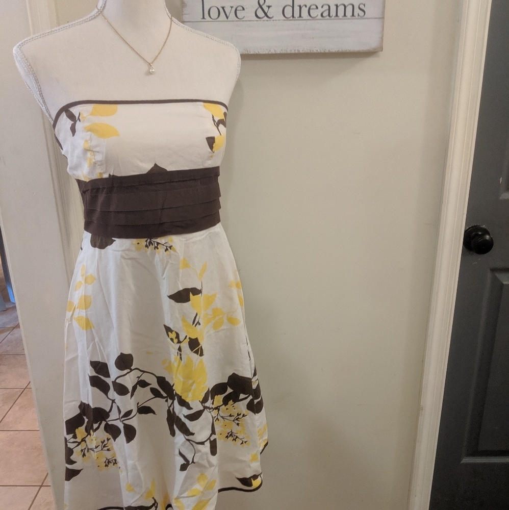 speechless strapless summer dress sz small